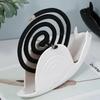 Snail Shape Mosquito Coil Rack White Black Incense Holder Shelf  Home Bedroom Decoration
