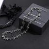 Vintage Cross Pendant Necklace for Men, Fashionable Trendy Bracelet, Men's Light Luxury High-End Clavicle Chain, Sweater Chain, Women's Hand