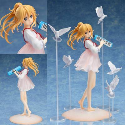 Anime Your Lie in April Miyazono Kaori 1/8 Figurka Roztomilá Dívka Nová Hračka Dárek v krabici