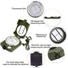 High Accuracy Metal Waterproof Military Compass for Directions (8 X 6.5 X 3 Cm, Green)