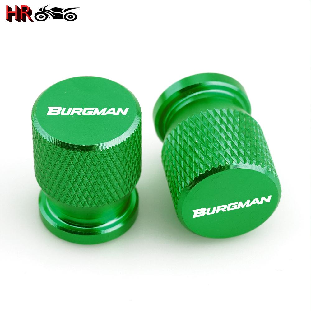 New Motorcycle CNC Accessories Wheel Tire Valve Stem Cap Cover For Suzuki BURGMAN AN 650 400 125 200 250 AN650 AN400 AN125