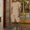 Nuovo set estivo da uomo con t-shirt a maniche corte traspirante e pantaloncini, abbigliamento popolare ad asciugatura rapida
