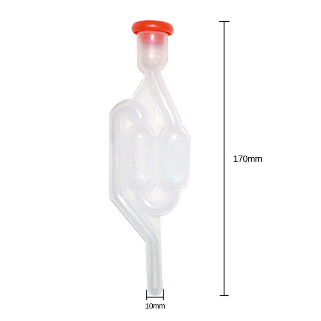 5PC Home Brew Wine Plastic One Way Brewing Valve S Bubble Type Fermenter Air Lock For Wine Making Accessories