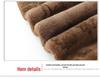 Chinese Style Faux Fur Plush Granny Jacket for Women (Ages 70-80)
