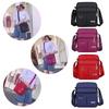 Waterproof Shoulder Bag Women's Nylon Square Purse Lightweight Crossbody Cell Phone Messenger Wallet Bag With Multi Pockets