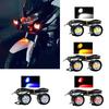 Universal 12V LED Daytime Running Lamps with Shockproof Design & Long Service Life for All Car & Motorcycle Models
