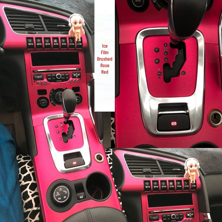 Peugeot 3008 Carbon Fiber Gear Console Interior Sticker