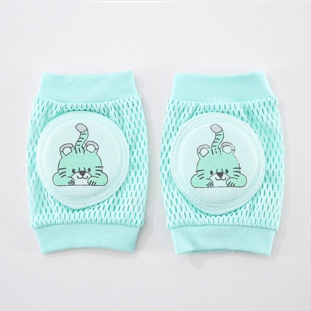 2 pcs Cartoon Pattern Baby Knee Pads Thin Baby Knee Protector Toddler Crawling Protective Gear
