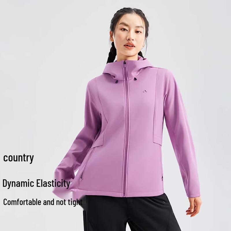 Pioneer Camp Women's Hooded Waterproof Softshell Jacket