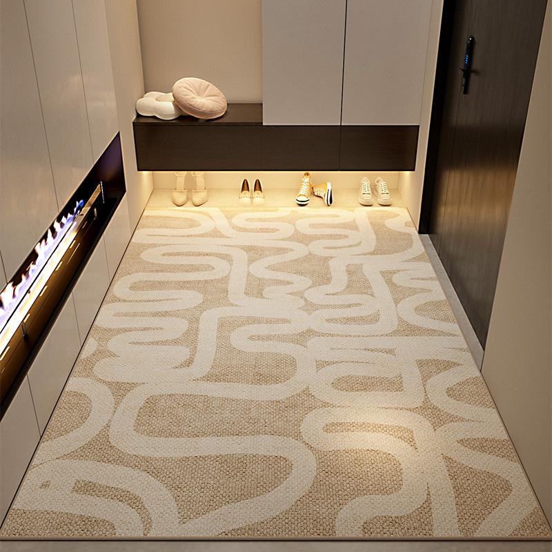 Household Entrance Mat Entrance Door Foyer Foot Mat Living Room Foot Mat Dirt Resistant Carpet