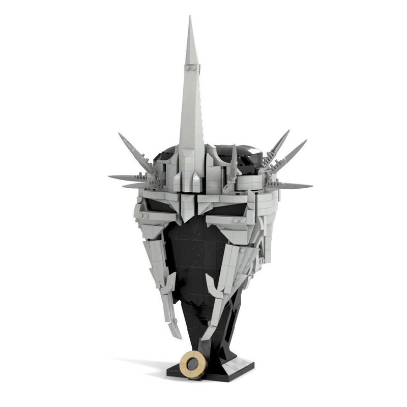 927pcs MOC LOTR Witch King Of Angmar Helmet Hobbit Lord Rings Model Building Blocks Architecture Toy Christmas Gifts Brick Kids