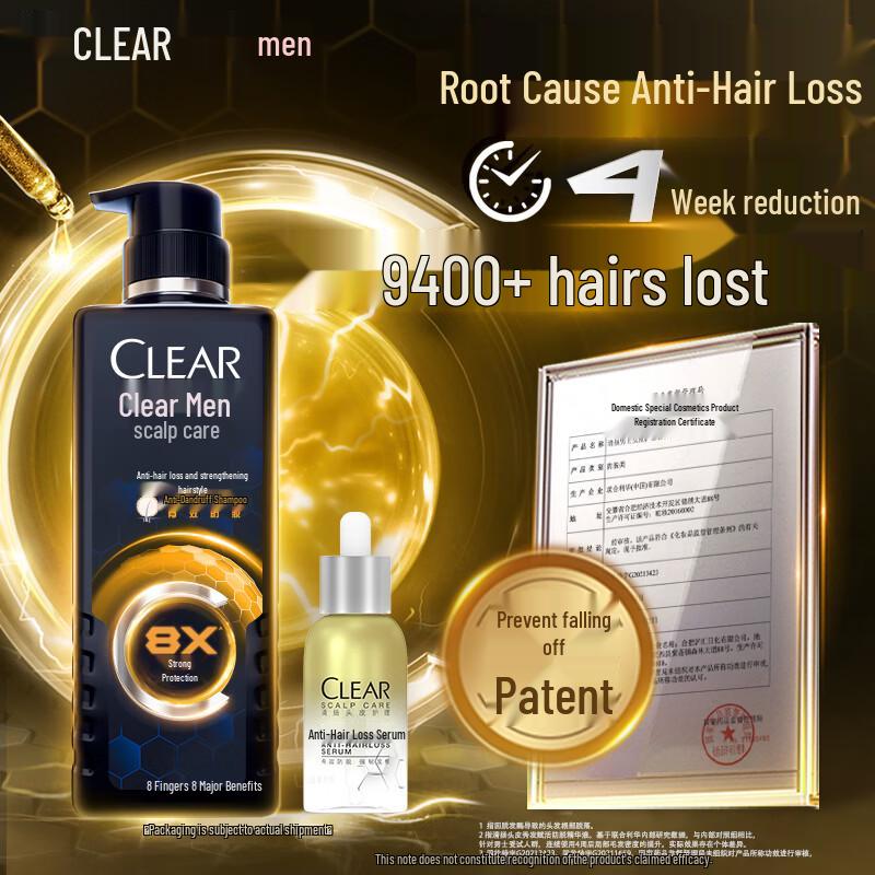 Clear Men Anti-Hairfall & Dandruff Shampoo