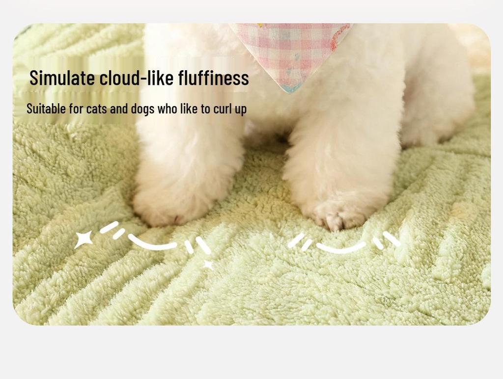 2025 Winter Cozy Semi-Enclosed Dog Bed for Medium and Small Pets