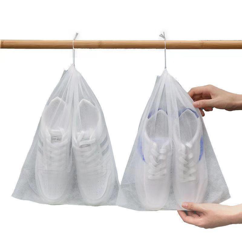 Sun-Drying Anti-Yellow Non-Woven Shoe Covers: Sun-Proof, Moisture-Proof, Dust-Proof Drawstring Storage Bag