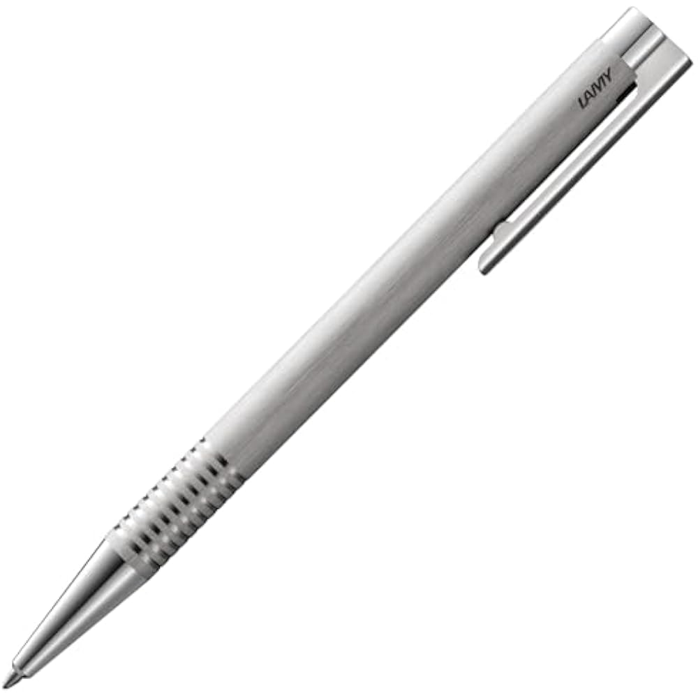 LAMY Logo Blush Ballpoint Pen - Elegant and Durable Stainless Steel Ballpoint Pen - Line Width M ...