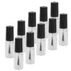 10pcs 5ml Empty Nail Polish Glass Bottles Accessory with Brush Cap Funnel Mixing Balls
