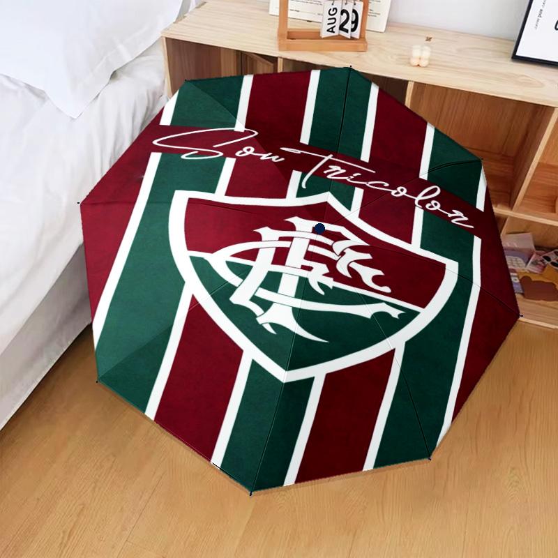 1PC Champions Celebration Printed Umbrella Folding umbrella, automatic umbrella 8-Frame for Travel, camping Fan gifts Christmas Gifts