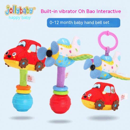 

Погремушка Jollybaby, детские игрушки, детский колокольчик, шоковая погремушка