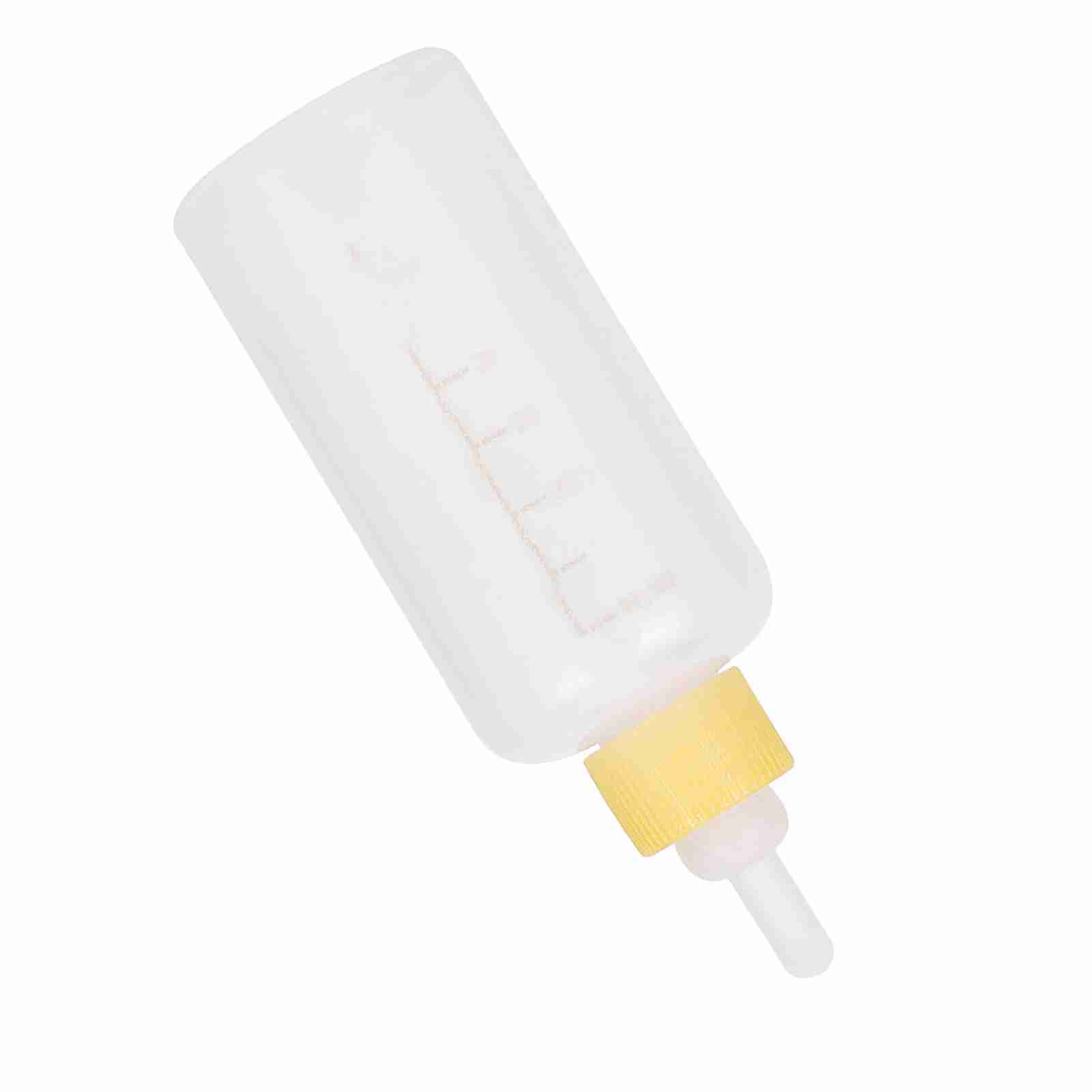 

6PCS Set 60ml Pet Puppy Kitten Feeding Bottle Small Dog Cat Milk Nursing Care Kit Yellow