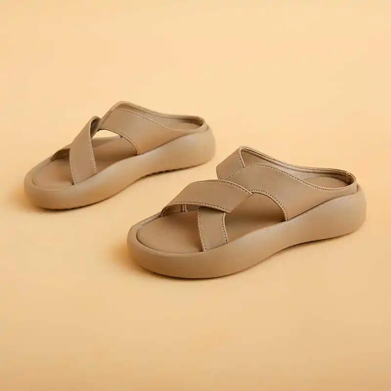 Fashion Summer Light Weight White Sandal For Women Sneakers Beige Shoes Unusual Slippers Sport Exercise High Quality Supplies