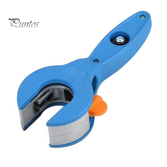 

Резак для медных труб с острым прочным лезвием, регулируемой конструкцией, многоцелевой, для работы одной рукой, сверхпрочный, быстрый инструмент для резки труб синий