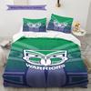 Biancheria da letto con motivo New Zealand Warriors, Set piumone Copripiumone Federa Regalo di Compleanno per la Casa (1 * copripiumino + 2 * federa, senza nucleo)