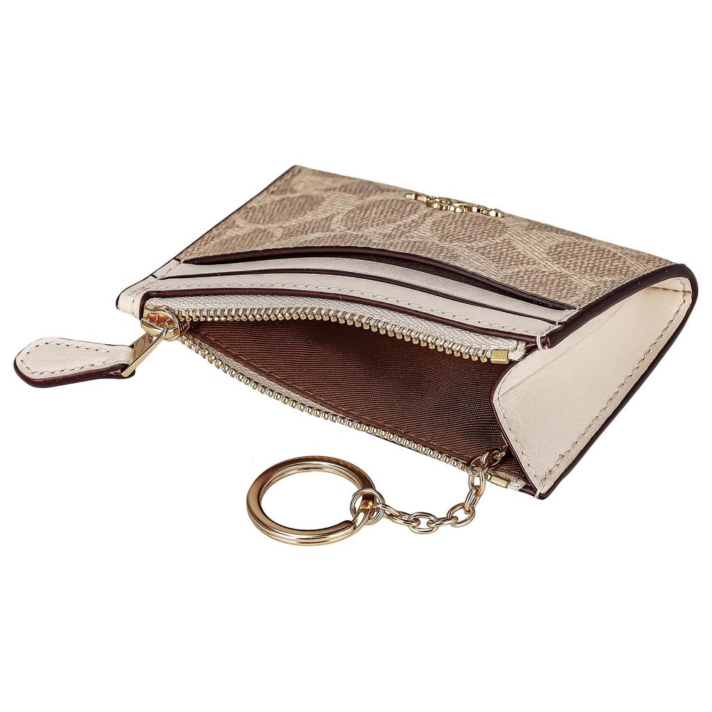 Travel Card Sleeve CW870 [Coach] Beige/White [Item]