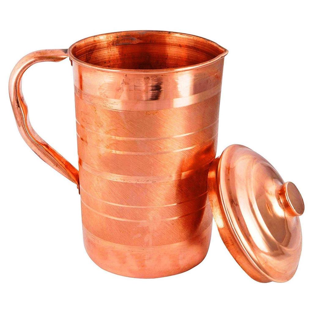 Silver Touch Design Normal Jug Copper Jug (1000 Ml)