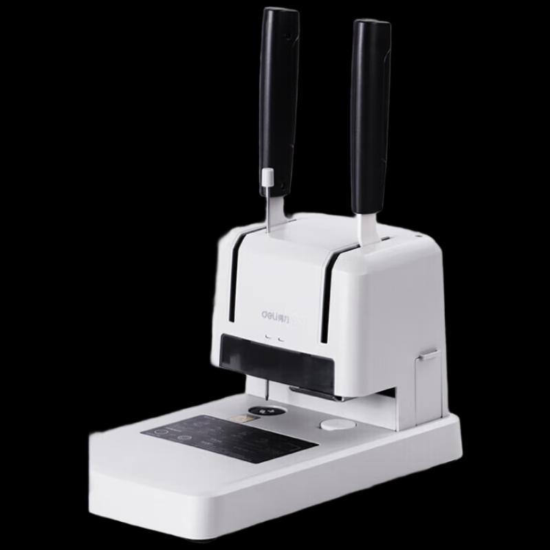 Deli 33669s Manual Financial Voucher Binding Machine CN plug (adapter included)