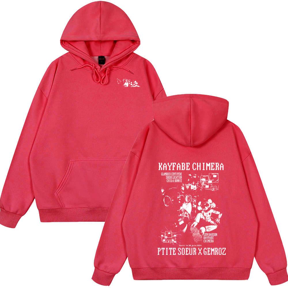 Rapper Ptite Soeur Gemroz KAYFABE CHIMERA Album Hoodie Men Women Fashion Pop Music Male Oversized Hoodies Winter Spring Clothing