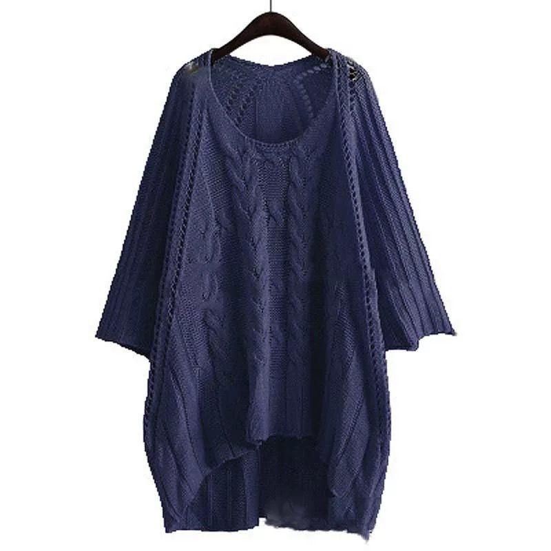 Sweater for Women Oversize Autumn Winter Thickened Pullover Warm Knitted Striped Solid Color Stretchy Long Sleeve Jumper Tops