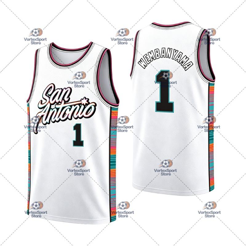 Children's NO.1 Wenbanyama Basketball Quick-drying Vest Men's Sleeveless O-neck Basketball Sports Tranning Jersey Vest
