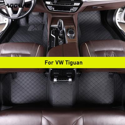 שטיחי רצפה לרכב עבור VW טיגואן שטיחים אוטומטיים רגל אבזרים לרכב