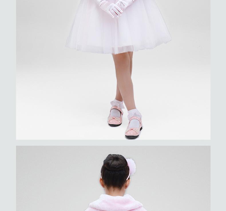 Children's Wool Cape Shawl Cloak - Autumn/Winter Outerwear for Girls