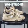 Men's Shoes 2025 Autumn New Trend Versatile Casual Board Shoes Fashion Lace-up Leather Surface Low-top Comfortable Sports Shoes