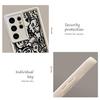 Super Cool Black Graffiti Soft Shell Phone Case for Samsung Galaxy S24 Plus S22 S20 S21 S23 FE S25+ S25 Ultra S24+ S22+ S23+