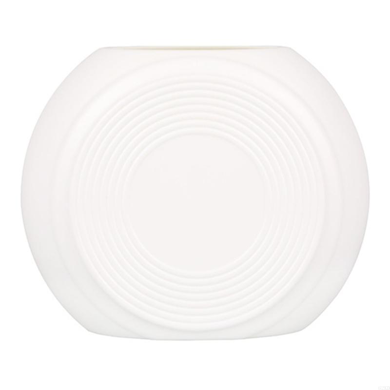 62KD Wide Mouth Plastic Vases for Tiny Flower Home Living Room Desktop Decoration