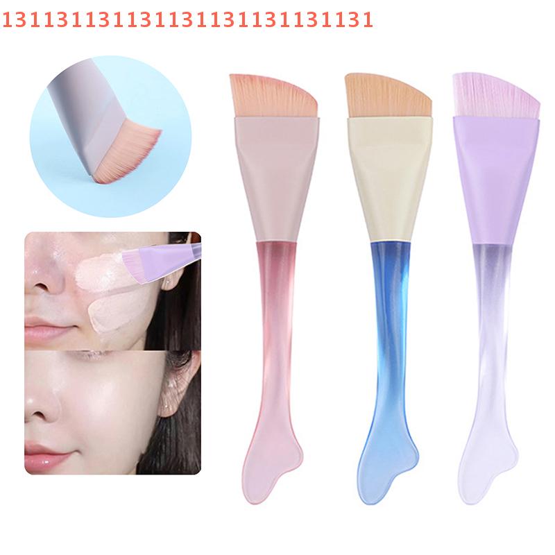 Traceless Mask Brush Mixed Cream Makeup Tool for All Skin Types Beauty Makeup Brushes Double-Headed Flat Foundation Brush