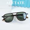 Luxury Brand Vintage Polarized Sunglasses Men Women  Retro Sunglass Driving Sun Glasses Fashion UV400 Female Acetate