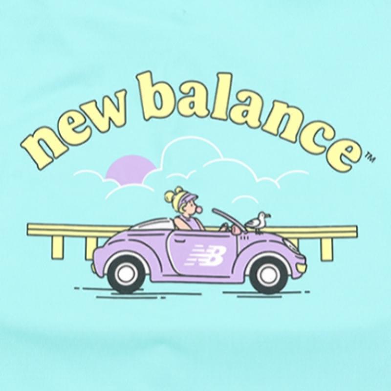 New Balance Kids Girls Rash Guard Setup Mint