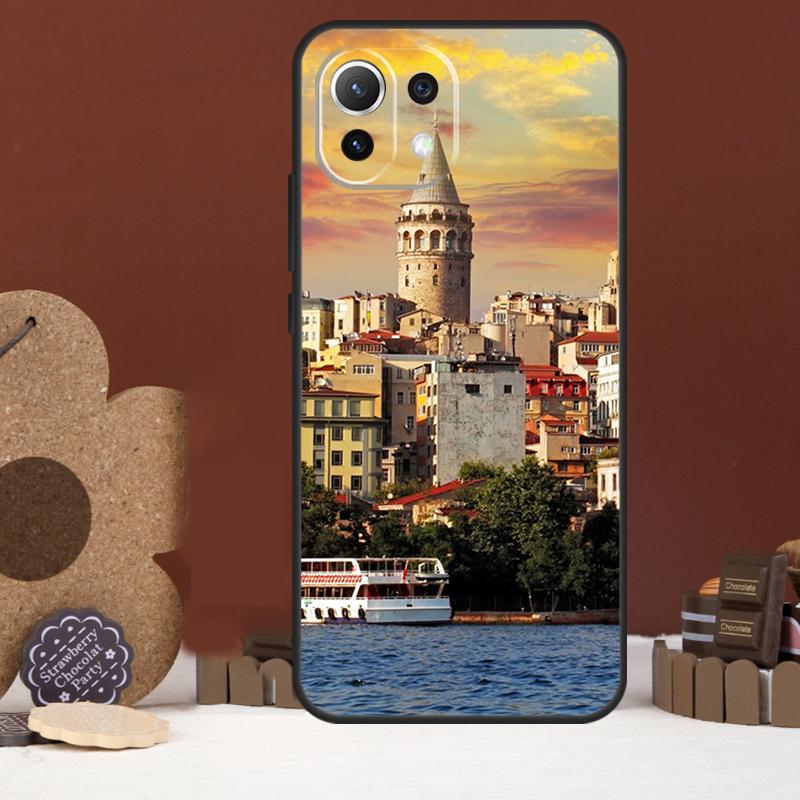 Turkey Istanbul Scenery Building Case For Xiaomi 14 15 Ultra 15T 14T 13T 17 Pro Max POCO X7 Pro X5 X6 F5 F6 F7 F8 Ultra Cover