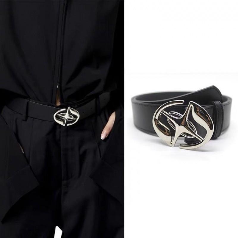 Chic Black Pu Belt For Women With Retro Style And Elegant Buckle For Jeans