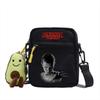Stranger Things Canvas atmungsaktive kleine quadratische Tasche mit diagonalem Muster