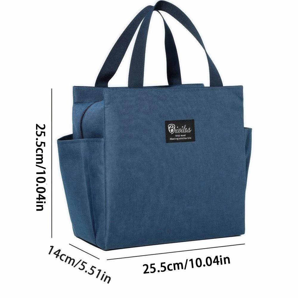 Large-capacity Insulated Lunch Bag, Unisex, Keeps Food Hot or Cold, Perfect for Work, School, or Picnics.xtz