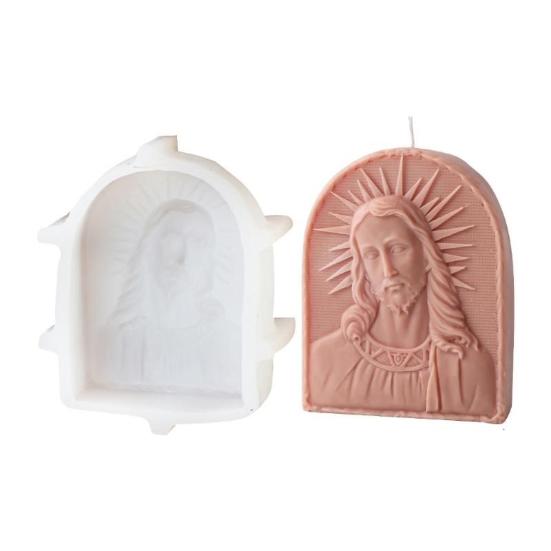 Büyük 3D Mum Kalıbı Aromaterapi Süsleme Yapımı Kalıbı Esnek Silikon Kalıp Meditasyon Ev Dekorasyonu El Sanatları için