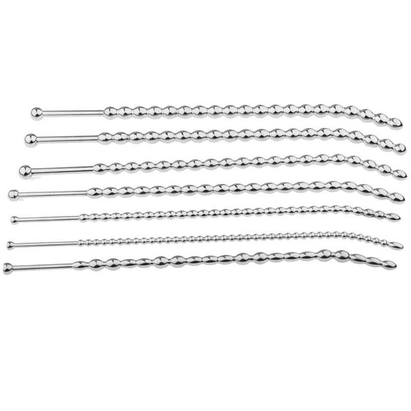 Penis Plug Metal Urethral Dilator Sounding Rod Adult Sex Toys For Men Cock Uretra Dilatation Stainless Steel Urethral Sounds