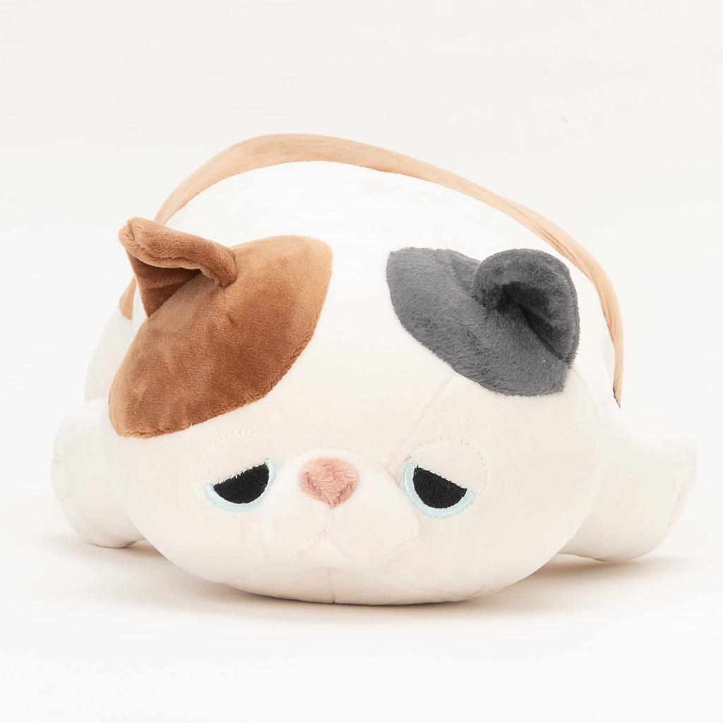 Livheart Premium Śpiące Zwierzęta Kot Kaliko Yuzu Poduszka do Ciała, Średni Rozmiar (Około. 50 cm długości), Puszysta i Gniotliwa Pluszowa Zabawka, Prezent 58202-10