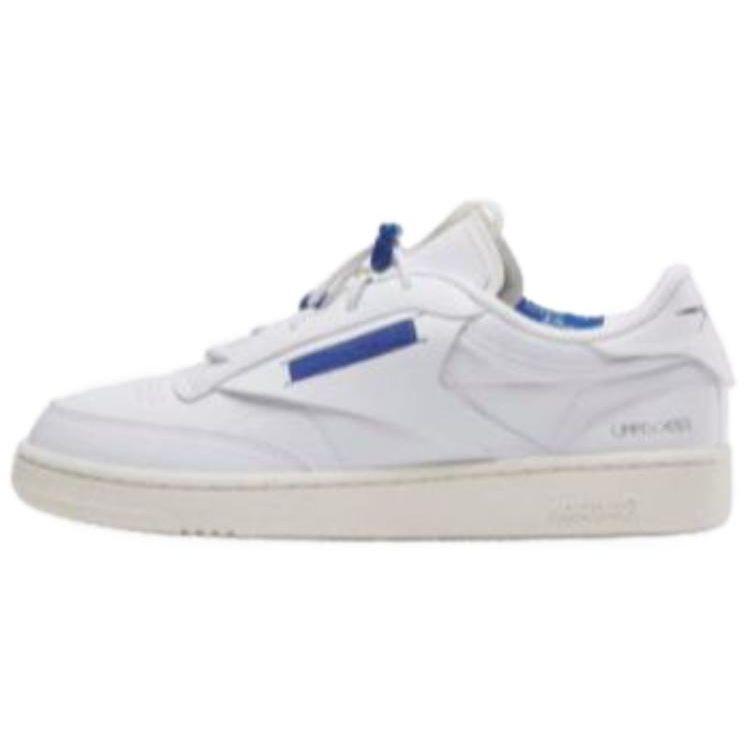 

Reebok Club C 85 Vegan Milk Collaboration Unisex Ftwr White Chalk Vector Blue Retro Tennis Inspired Vegan Leather Lifestyle Sneakers 100072089 EU 37.5