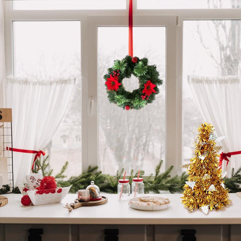 1 Stück Plastik Weihnachtsfeier Gastgeschenke Tischbäume Geburtstag Mini Weihnachtsbäume Festliche Feier