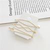 4Pcs/Set Sweet Faux Pearl Metal Barrette Women Hair Side Clip Hairpin Headwear